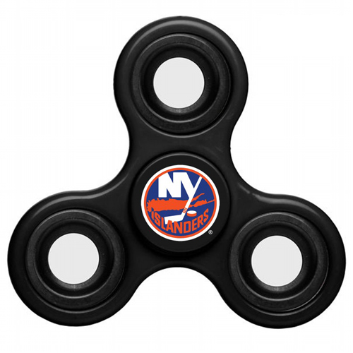 NHL New York Islanders 3 Way Fidget Spinner C94 - Black - Click Image to Close